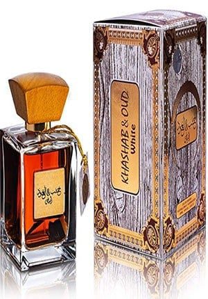 Khashab & Oud White - Eau De Parfum Amber & Cedarwood Fragrance Perfumes for Men & Women 100ml