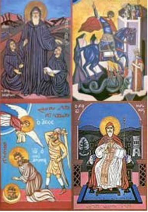 Maronite Icons: Saints of the Maronite Church (Arabic-English) Ø§Ù„Ø£ÙŠÙ‚ÙˆÙ†Ø§Øª Ø§Ù„Ù…Ø§Ø±ÙˆÙ†ÙŠØ©